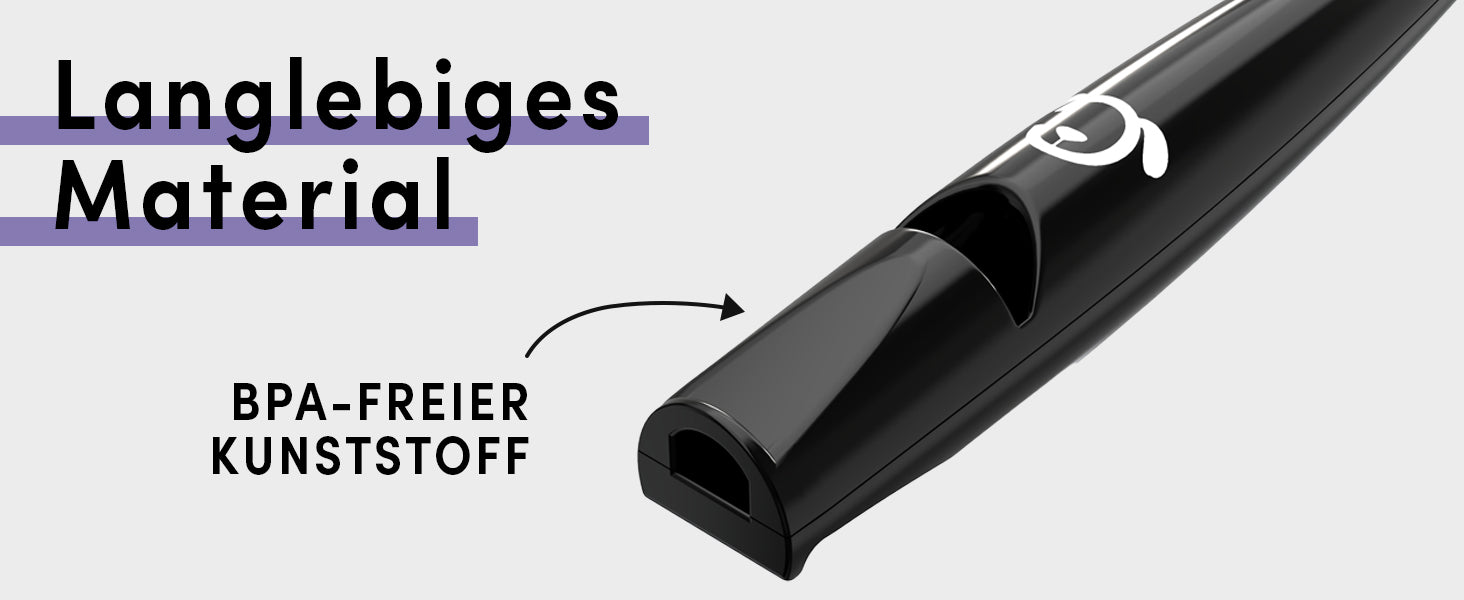 BPA Freier Kunststoff und lanlebiges Material der Trainingspfeife für Hunde