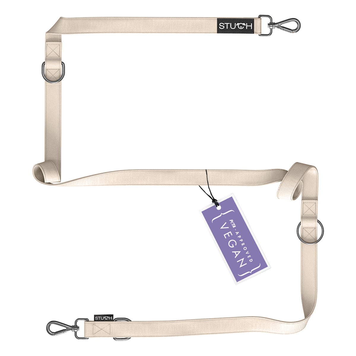 Hundeleine mit Polsterung in der Farbe Beige. Perfekt für jeden Golden Retriever.