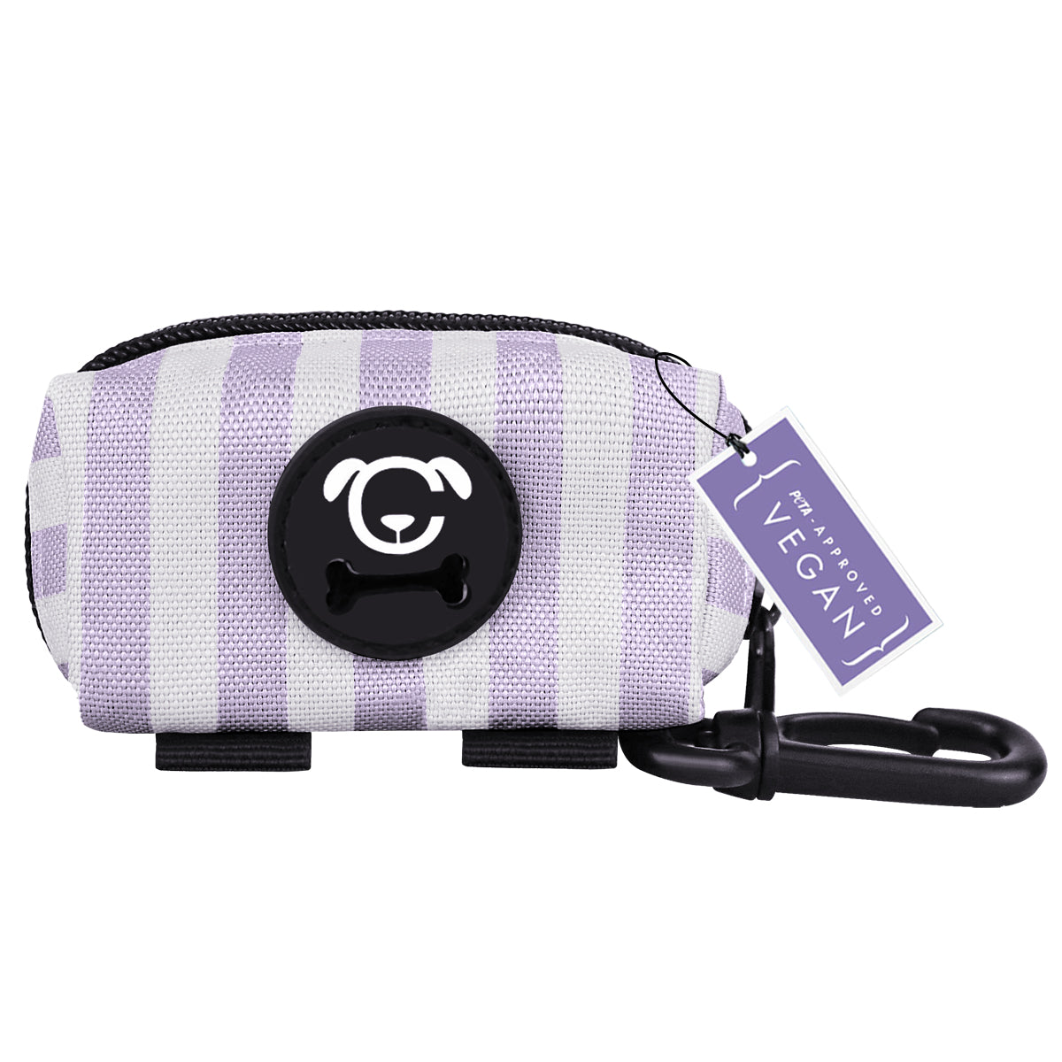 Kotbeuteltasche in Flieder Lila. Perfekt für einen Kotbeutel.