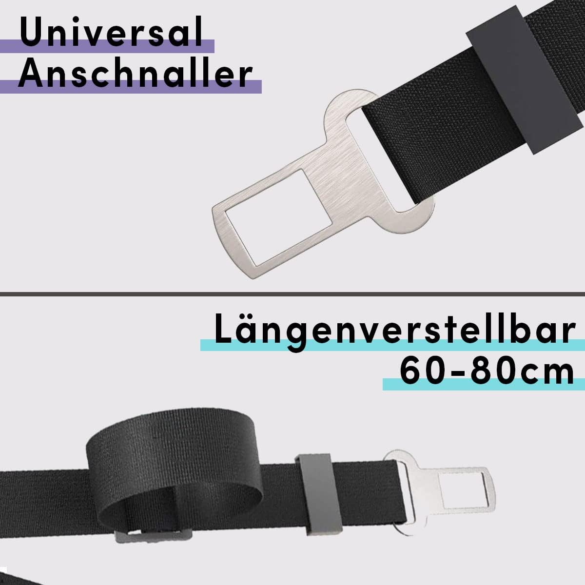 Hundegurt Auto mit universal Anschnaller