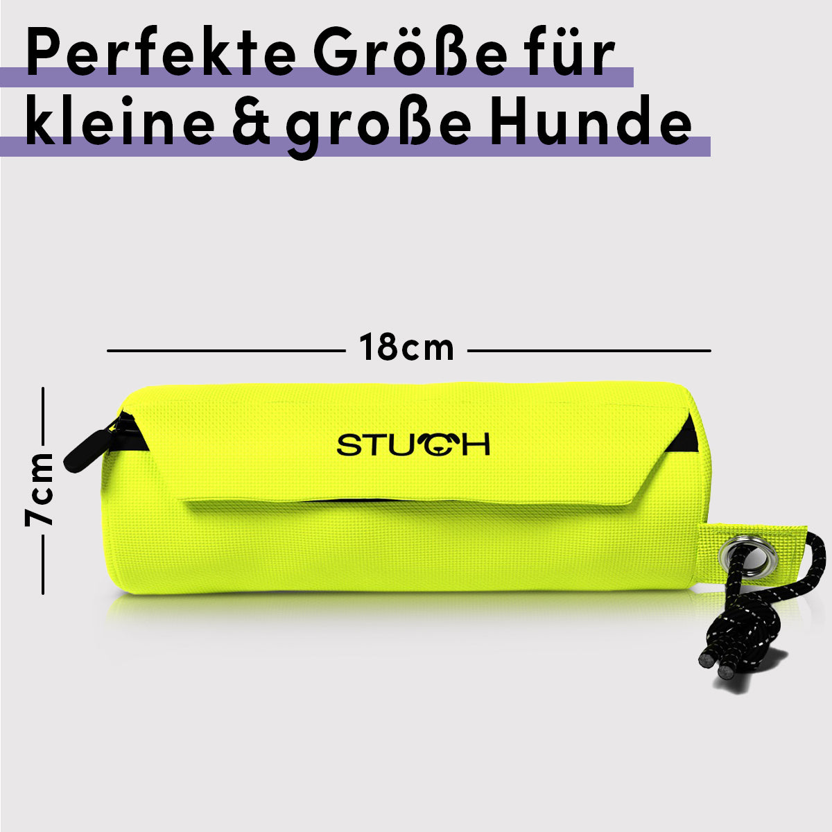 Apportierbeutel in der perfekte Größe. Für kleine und große Hunde.