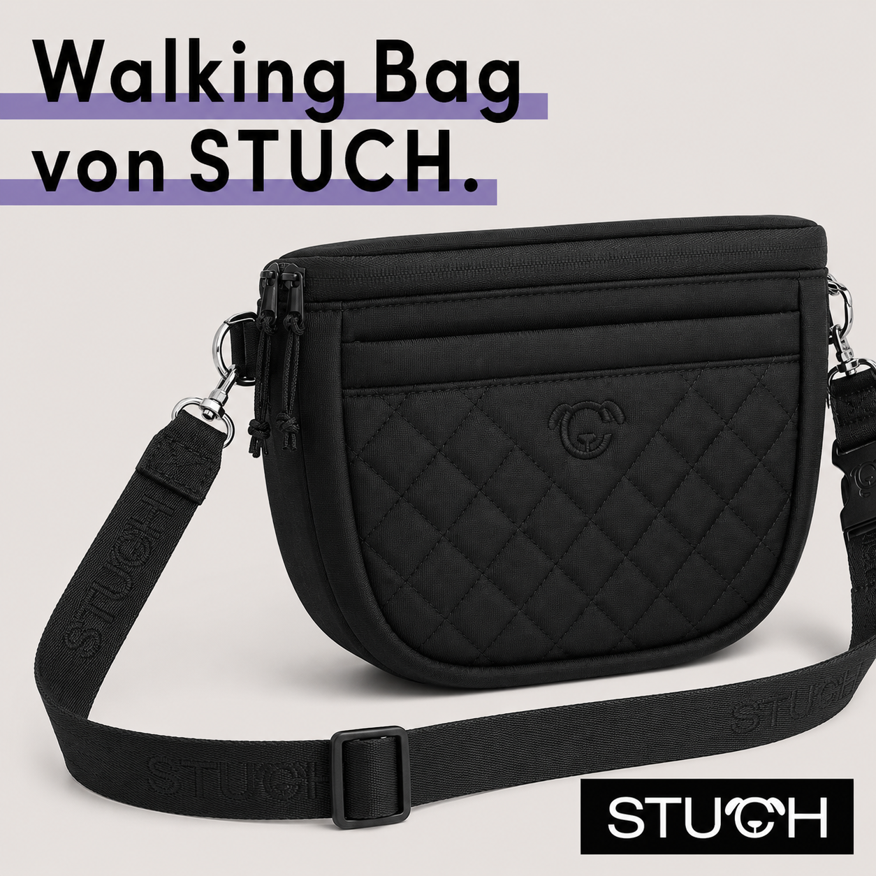 Walking Bag - Gassitasche, Leckerlibeutel mit Kotbeutelspender