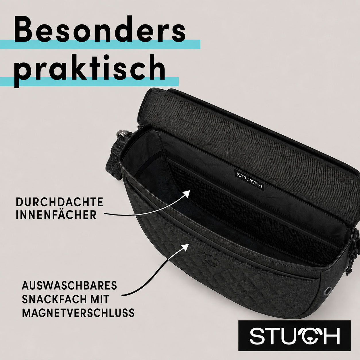 Walking Bag - Gassitasche, Leckerlibeutel mit Kotbeutelspender