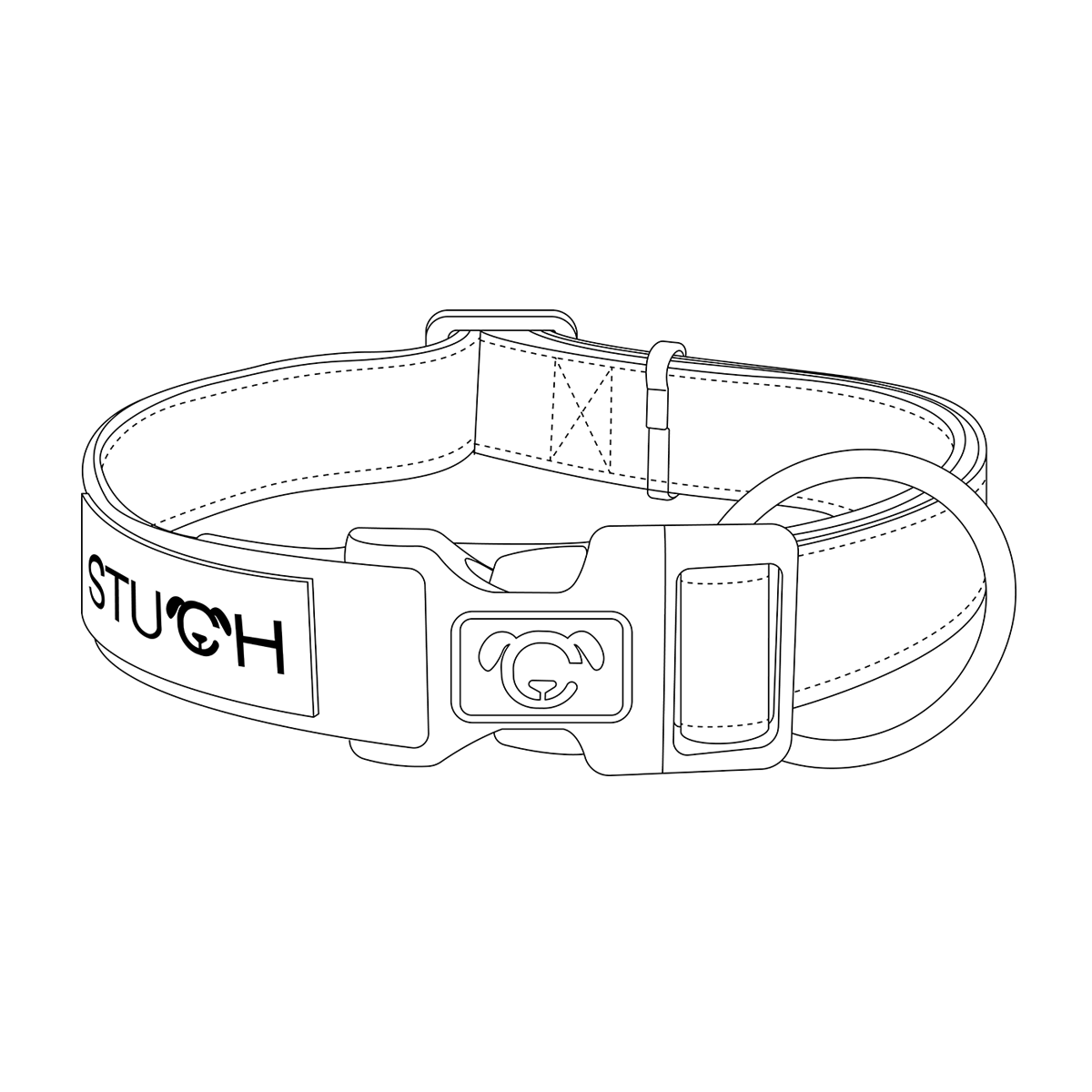 Hundehalsband Zeichnung