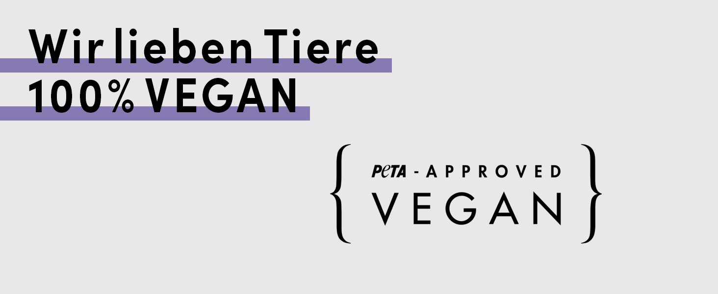 Mit Kotbeutel Taschen 100% Vegan und PeTA Zertifiziert.